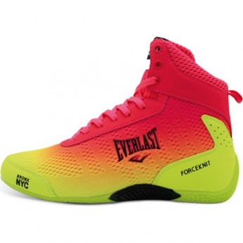 Боксерки жен. EVERLAST FORCEKNIT 7 желто/розовые