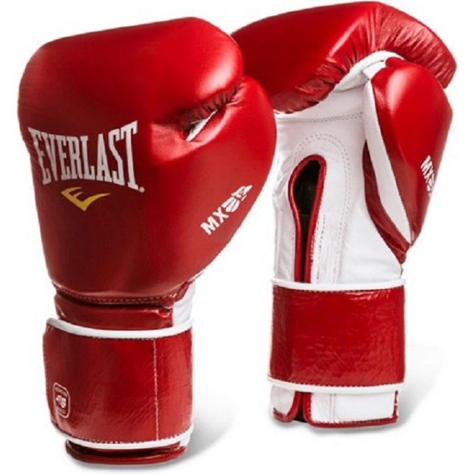 Перчатки EVERLAST MX TRAINING на липучке 12oz красные 2200000 Перчатки EVERLAST MX TRAINING на липучке 12oz красные 2200000