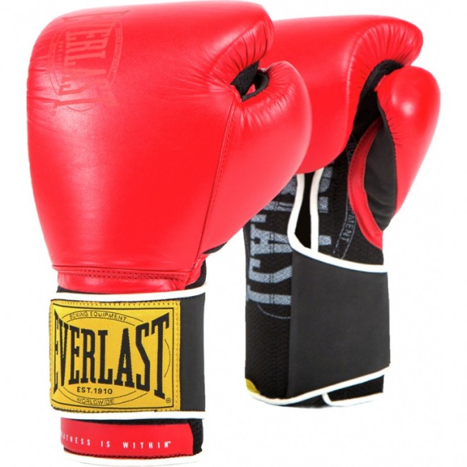 Перчатки тренировочные EVERLAST 1910 CLASSIC 16oz красные P00001708 Перчатки тренировочные EVERLAST 1910 CLASSIC 16oz красные P00001708