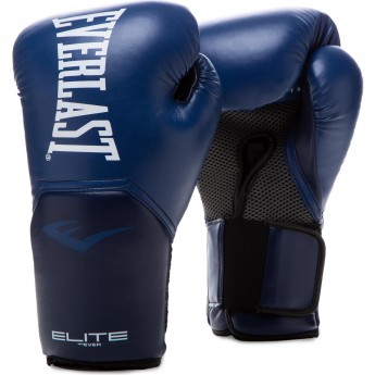 Перчатки тренировочные EVERLAST ELITE PROSTYLE 14oz темно-синие Перчатки тренировочные EVERLAST ELITE PROSTYLE 14oz темно-синие