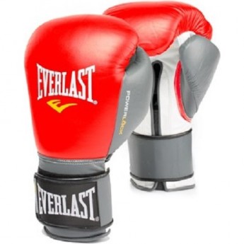 Перчатки тренировочные EVERLAST POWERLOCK 14oz красно/серые Перчатки тренировочные EVERLAST POWERLOCK 14oz красно/серые