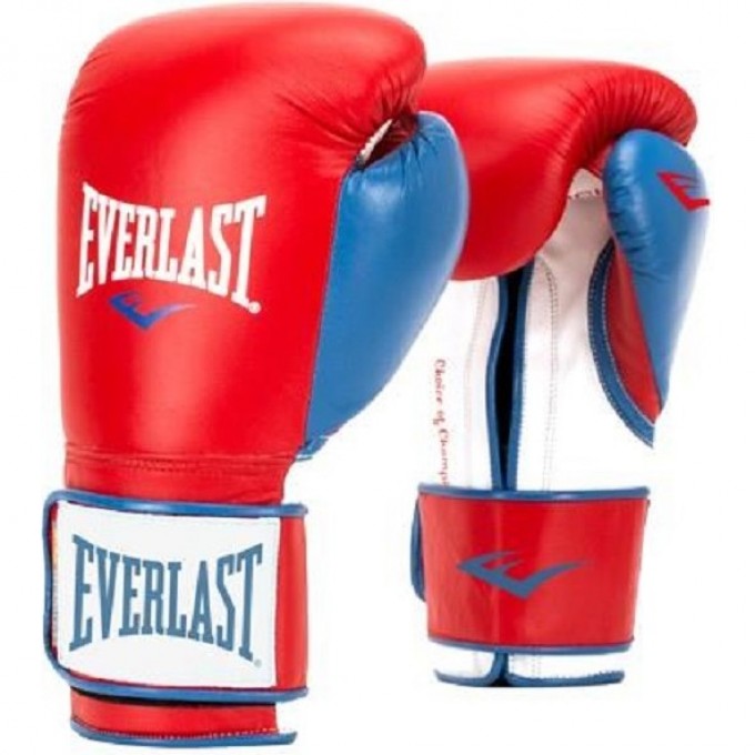 Перчатки тренировочные EVERLAST POWERLOCK PU 16oz красно/синие P00000730 Перчатки тренировочные EVERLAST POWERLOCK PU 16oz красно/синие P00000730