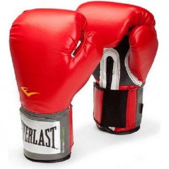 Перчатки тренировочные EVERLAST PU PRO STYLE ANTI-MB 12 oz красные Перчатки тренировочные EVERLAST PU PRO STYLE ANTI-MB 12 oz красные