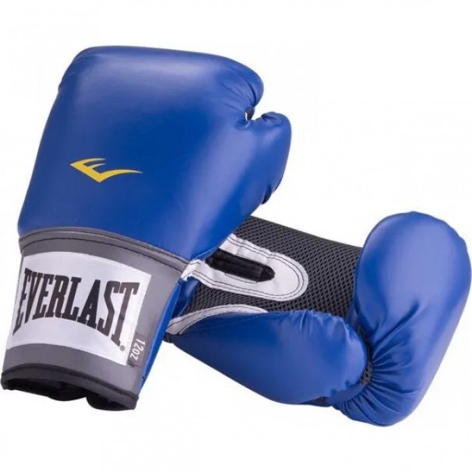 Перчатки тренировочные EVERLAST PU Pro Style Anti-MB 14 oz синие 2214 Перчатки тренировочные EVERLAST PU Pro Style Anti-MB 14 oz синие 2214