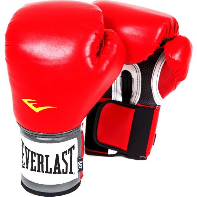 Перчатки тренировочные EVERLAST PU PRO STYLE ANTI-MB Youth красные 2108YU Перчатки тренировочные EVERLAST PU PRO STYLE ANTI-MB Youth красные 2108YU