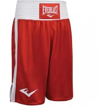 Трусы боксерские EVERLAST ELITE S красно/белые Трусы боксерские EVERLAST ELITE S красно/белые